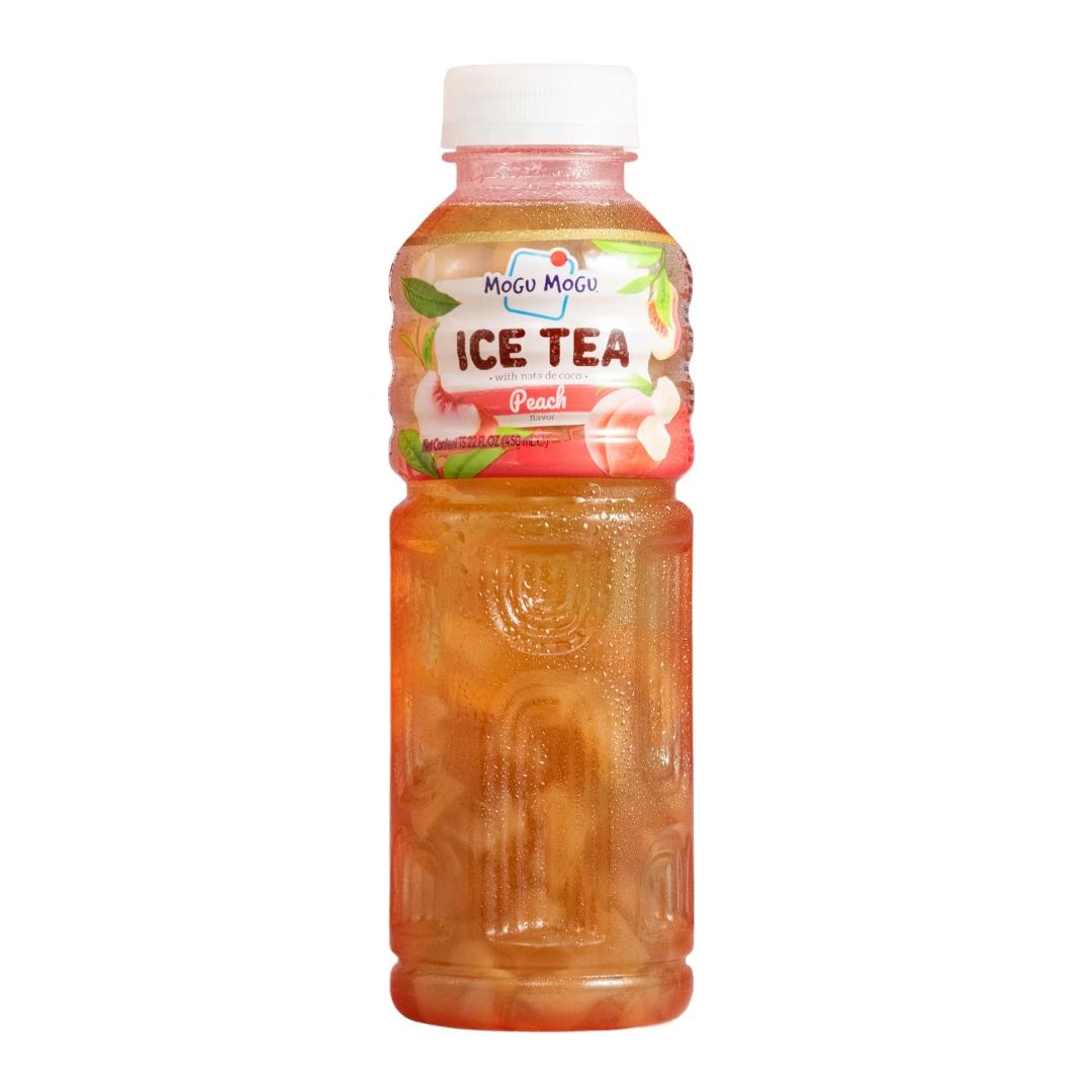 Mogu Mogu Peach Ice Tea with Nata De Coco 24 x 450ml