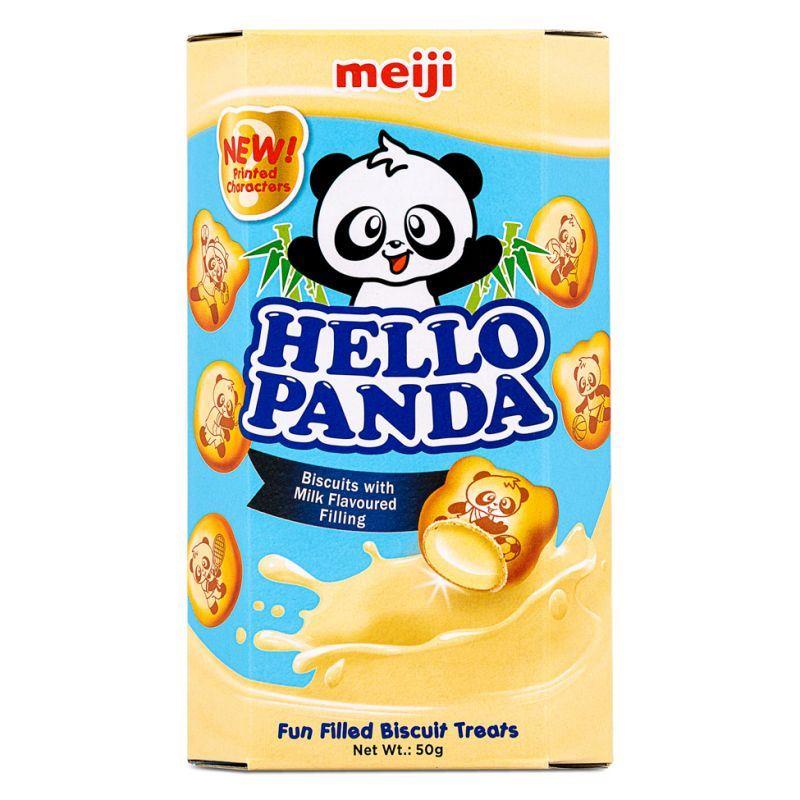 (Case) Meiji Hello Panda Biscuits with Milk Flavoured Filling 明治 熊貓牛奶夾心餅 50g*20