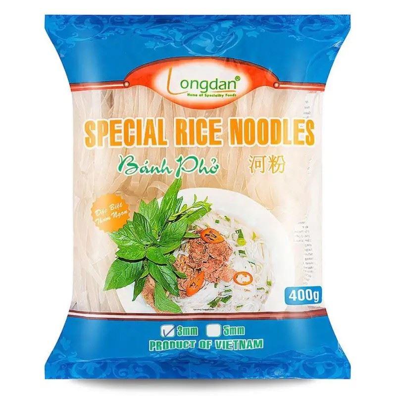(Case) Longdan Special Rice Noodles 河粉 (3mm) 400g*30