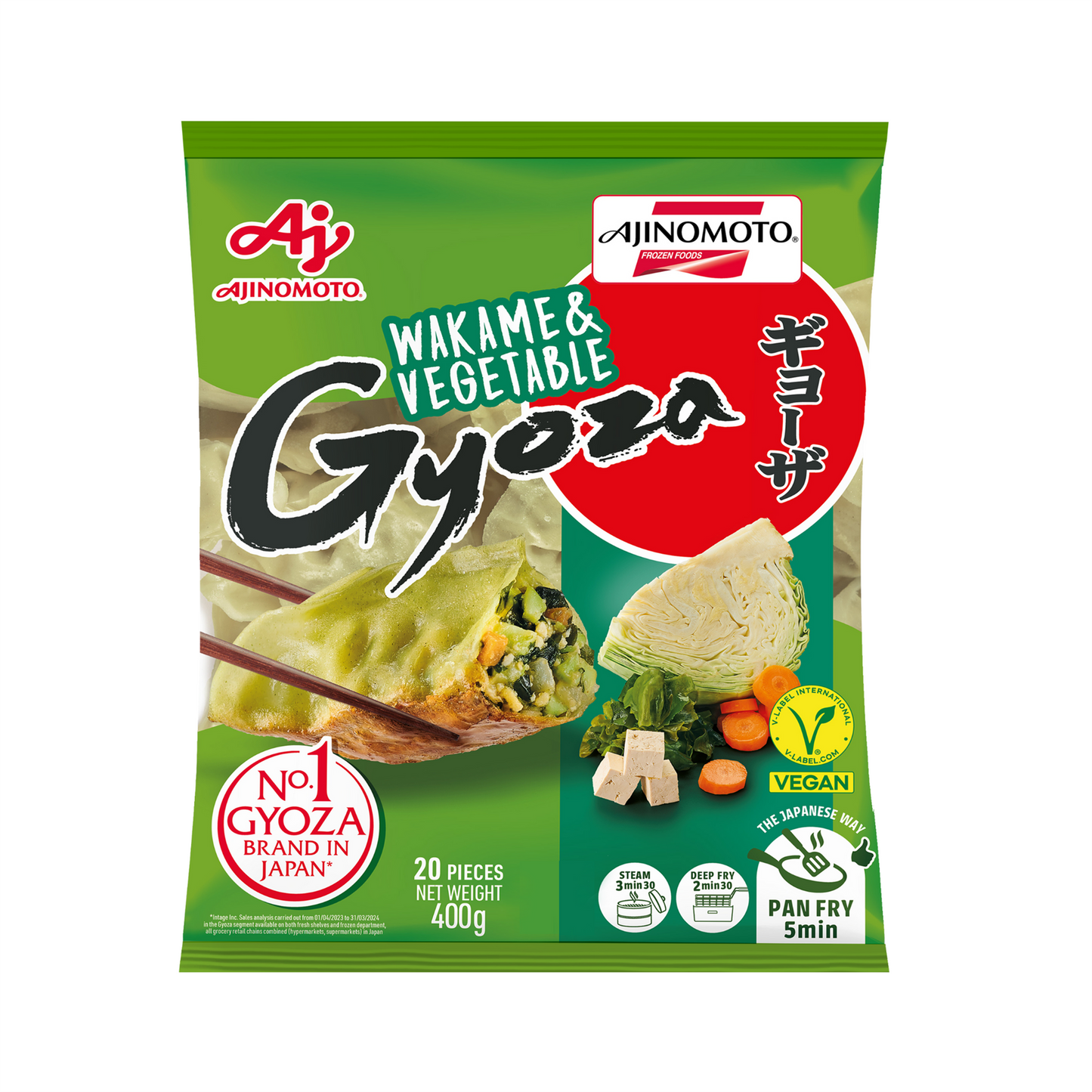 ❄️ Ajinomoto Wakame & Vegetable Gyoza 12 x 400g