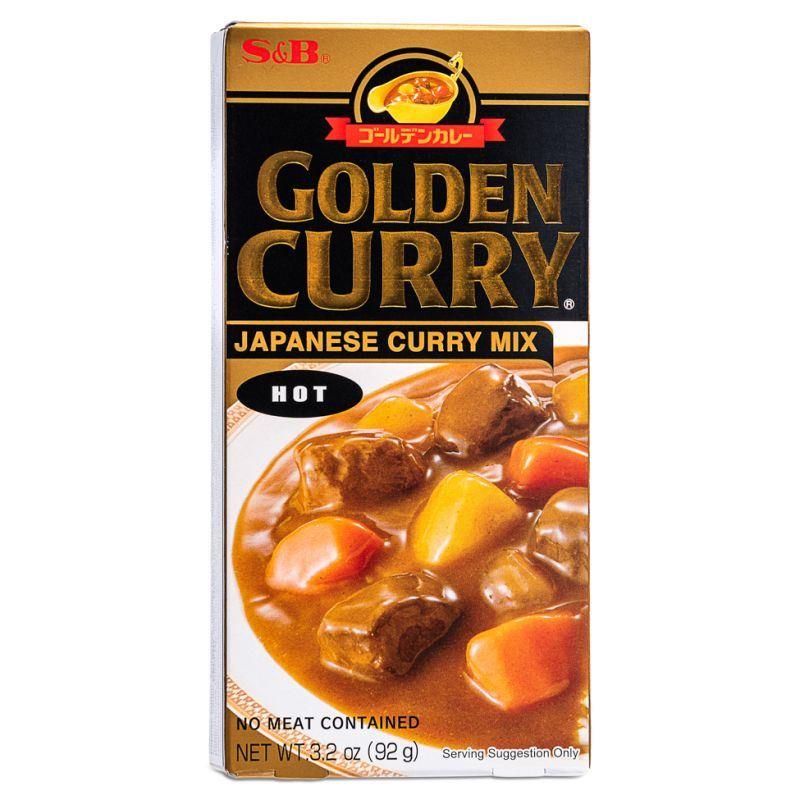 (Case) S&B Golden Curry Japanese Curry Mix (Hot) 92g*24