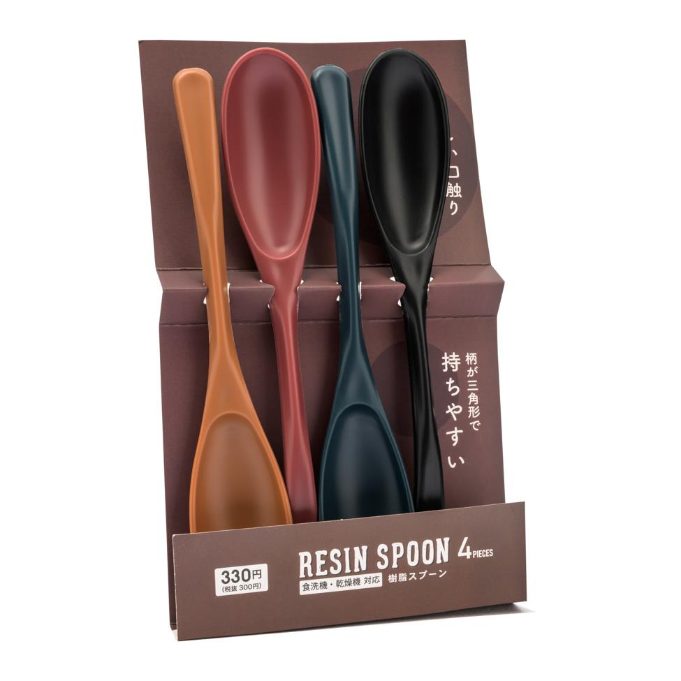 Resin Spoon 樹脂スプーン (4 pcs) x 6
