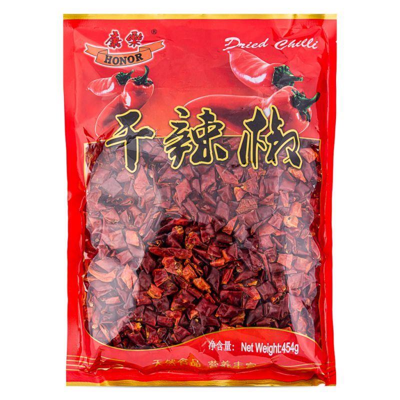 (Case) Honor Dried Chilli Pieces (L) 康樂 乾辣椒段 (大) 454g*20