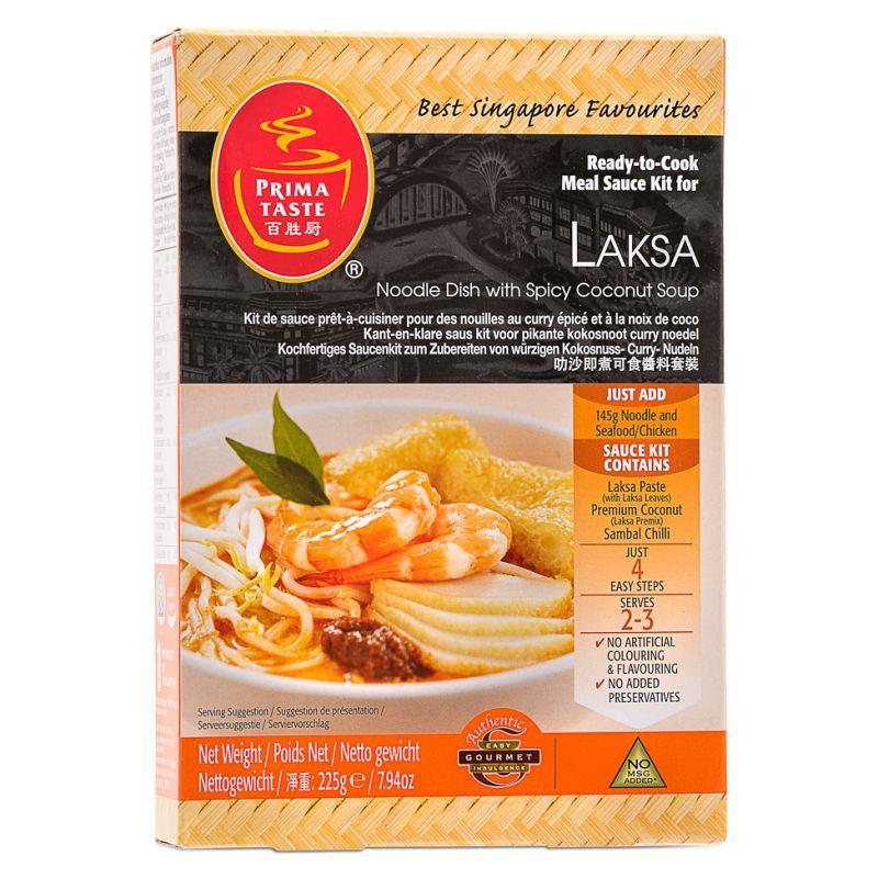 (Case) Prima Taste Ready-to-Cook Meal Sauce Kit for Laksa 百勝廚 叻沙即煮可食醬料套裝 225g*8