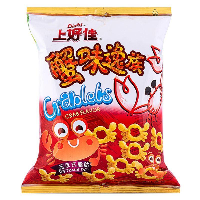 (Case) Oishi Crablets (Crab Flavour) 上好佳 蟹味逸族 40g*20