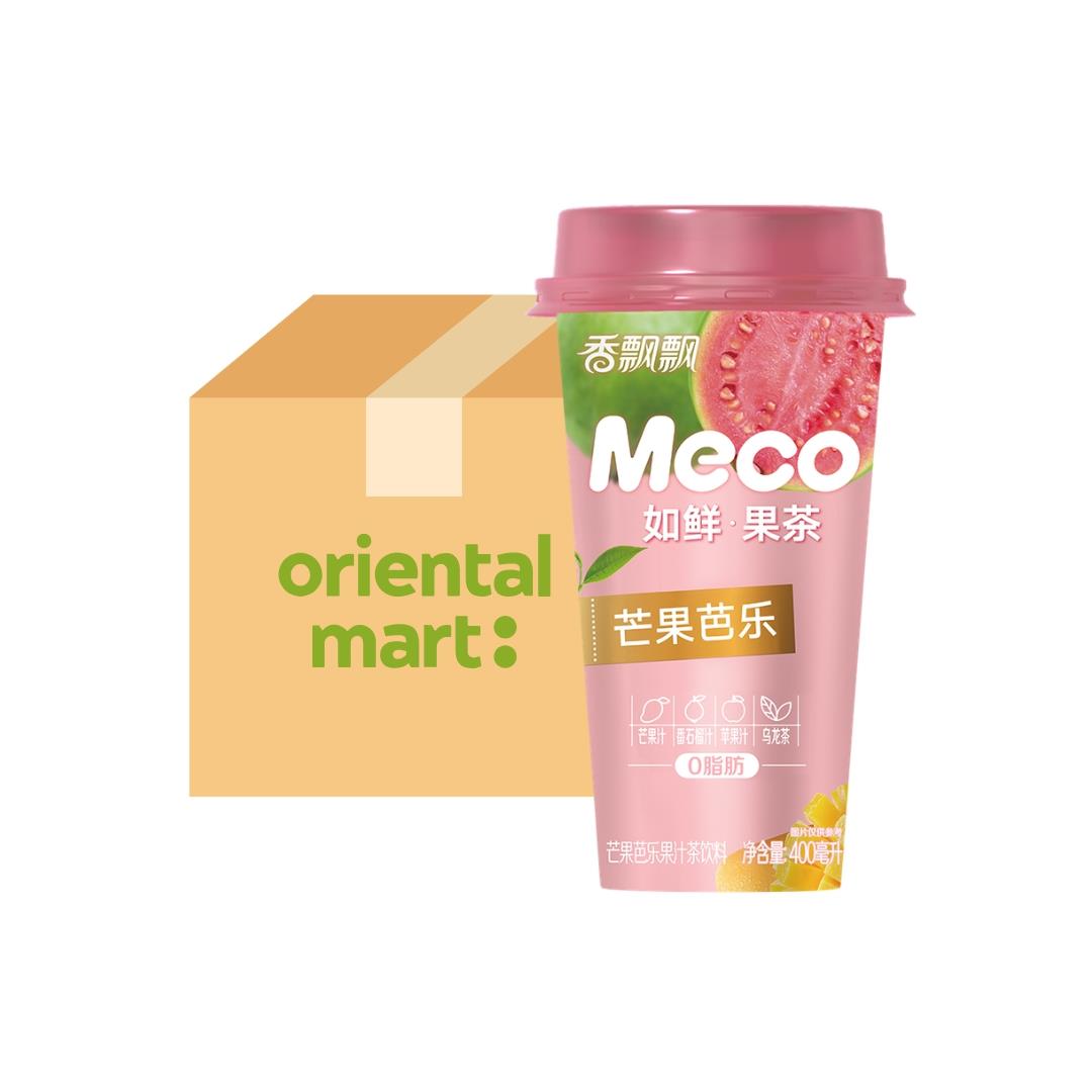 Xiang Piao Piao Meco Mango & Guava Fruit Juice 香飄飄 蜜谷果汁茶 (芒果芭樂) 15 x 400ml