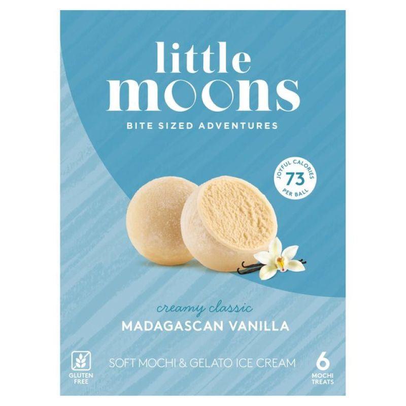 ❄️ Little Moons Mochi Ice Cream (Madagascan Vanilla) 10 x 192g (6 x 32g)