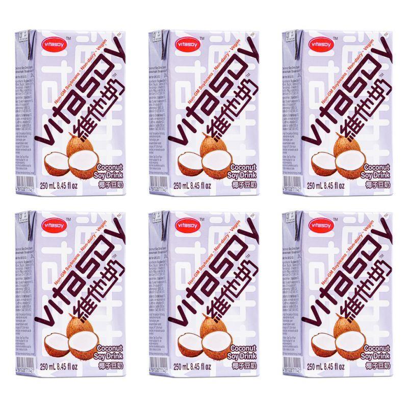 (Case) Vitasoy Coconut Soy Drink 維他奶 椰子豆奶 (250ml*6)*8