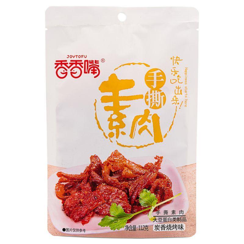 (Case) Joytofu Dried Tofu (Barbecue Flavour) 香香嘴 手撕素肉 (碳香燒烤味) 112g*20