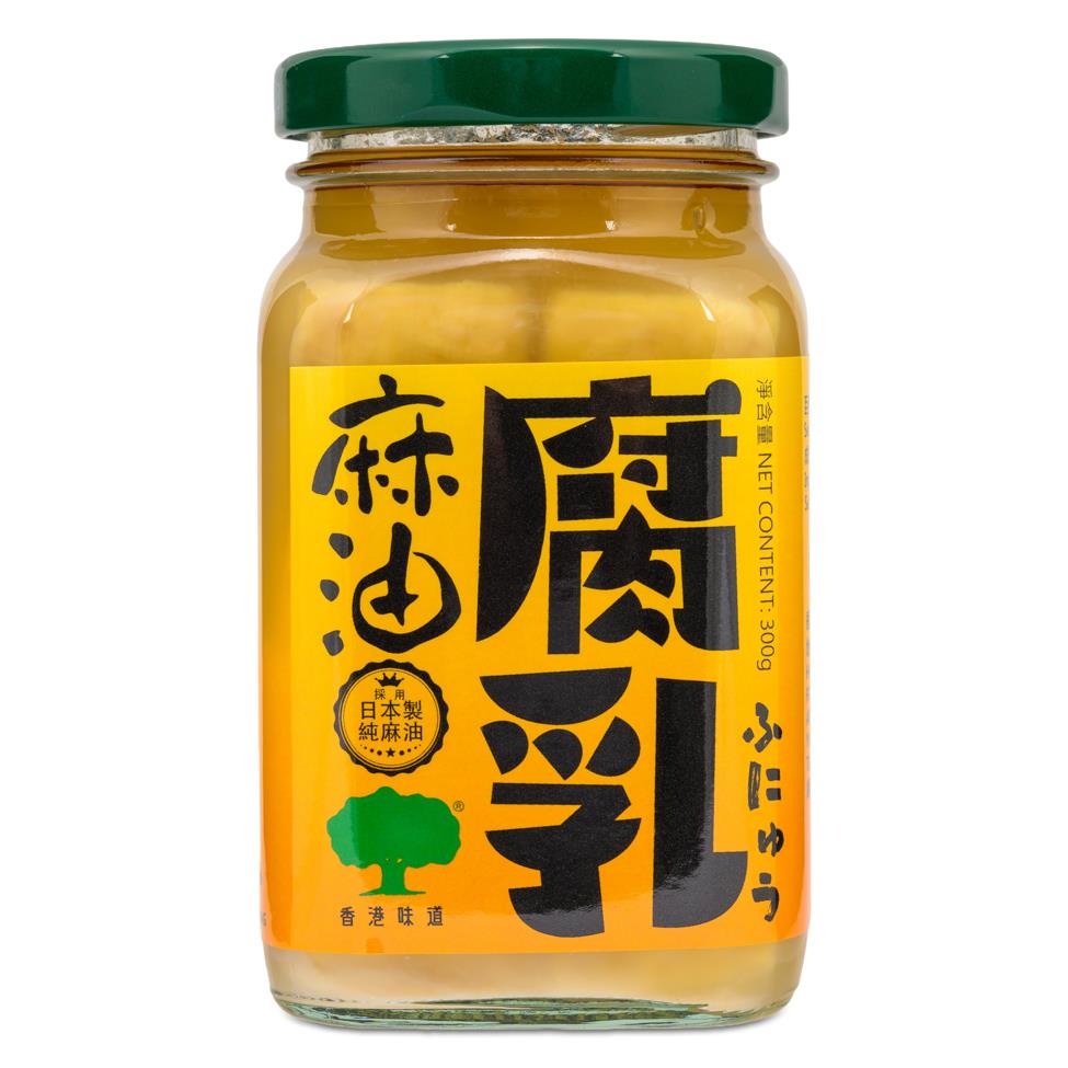 Giant Tree Salted Bean Curd Cubes in Brine (with Sesame Oil) 巨樹牌 麻油白腐乳 24 x 300g