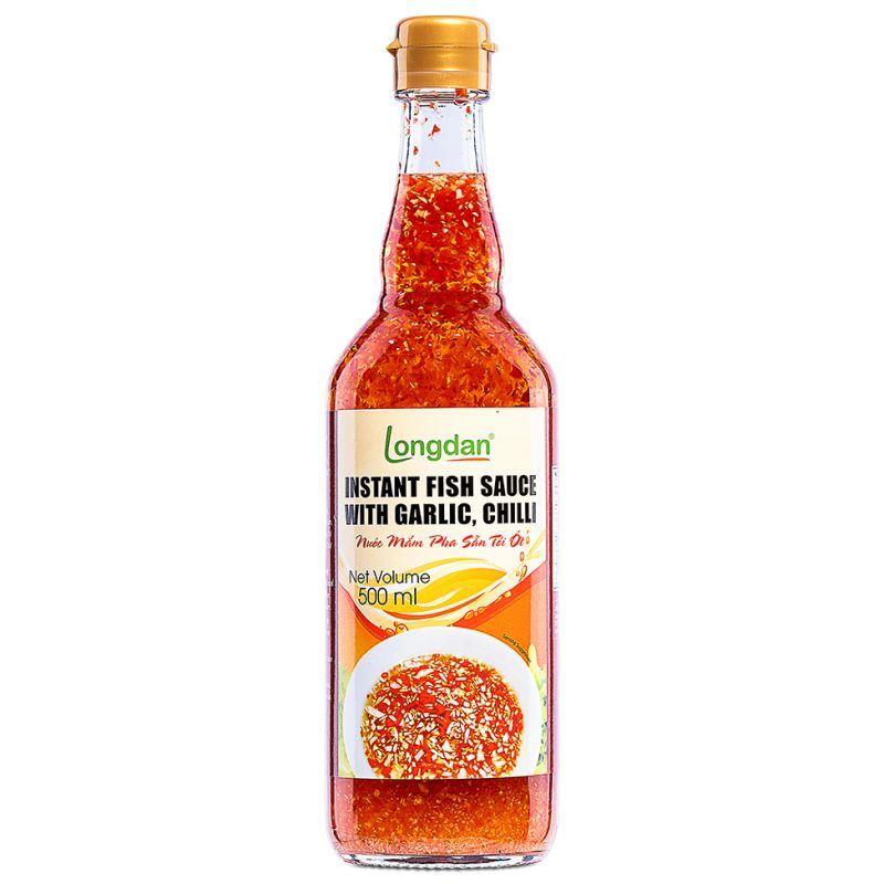 (Case) Longdan Instant Fish Sauce with Garlic, Chilli 500ml*12