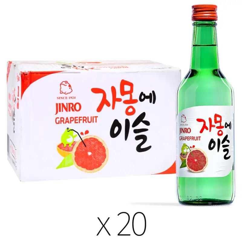 (Case) Jinro Grapefruit Soju 자몽에이슬 (ABV 13%) 360ml*20