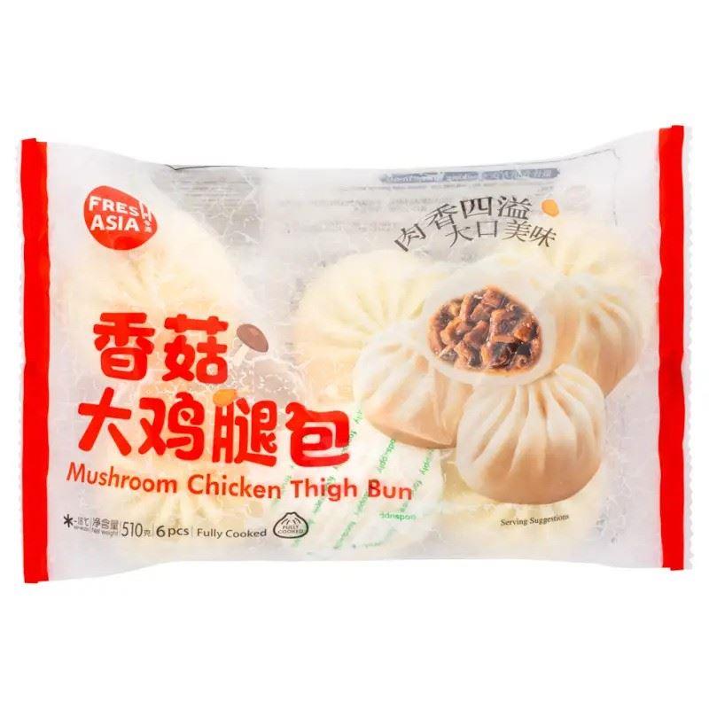 ❄️ Freshasia Mushroom Chicken Thigh Bun 香源 香菇大雞腿包 510g 12 x 6 pcs