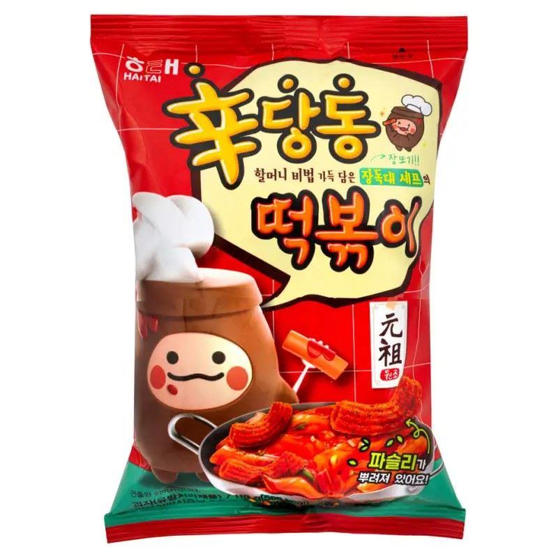 (Case) Haitai Spicy Sindangdong Tteokbokki Snack 辛당동 떡볶이 110g*16