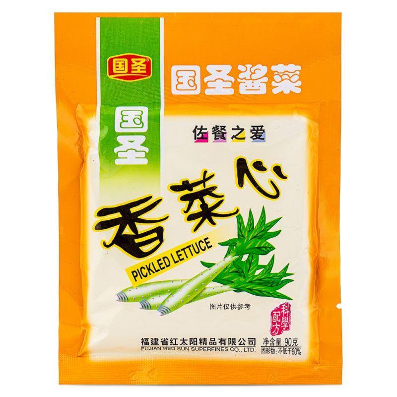 (Case) Guo Sheng Pickled Lettuce 國聖 香菜心 90g*30