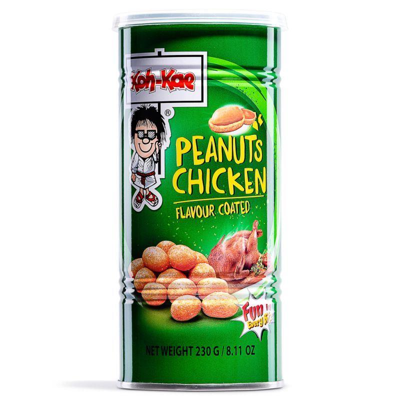 (Case) Koh-Kae Chicken Flavour Coated Peanuts 大哥 雞味花生豆 230g*12