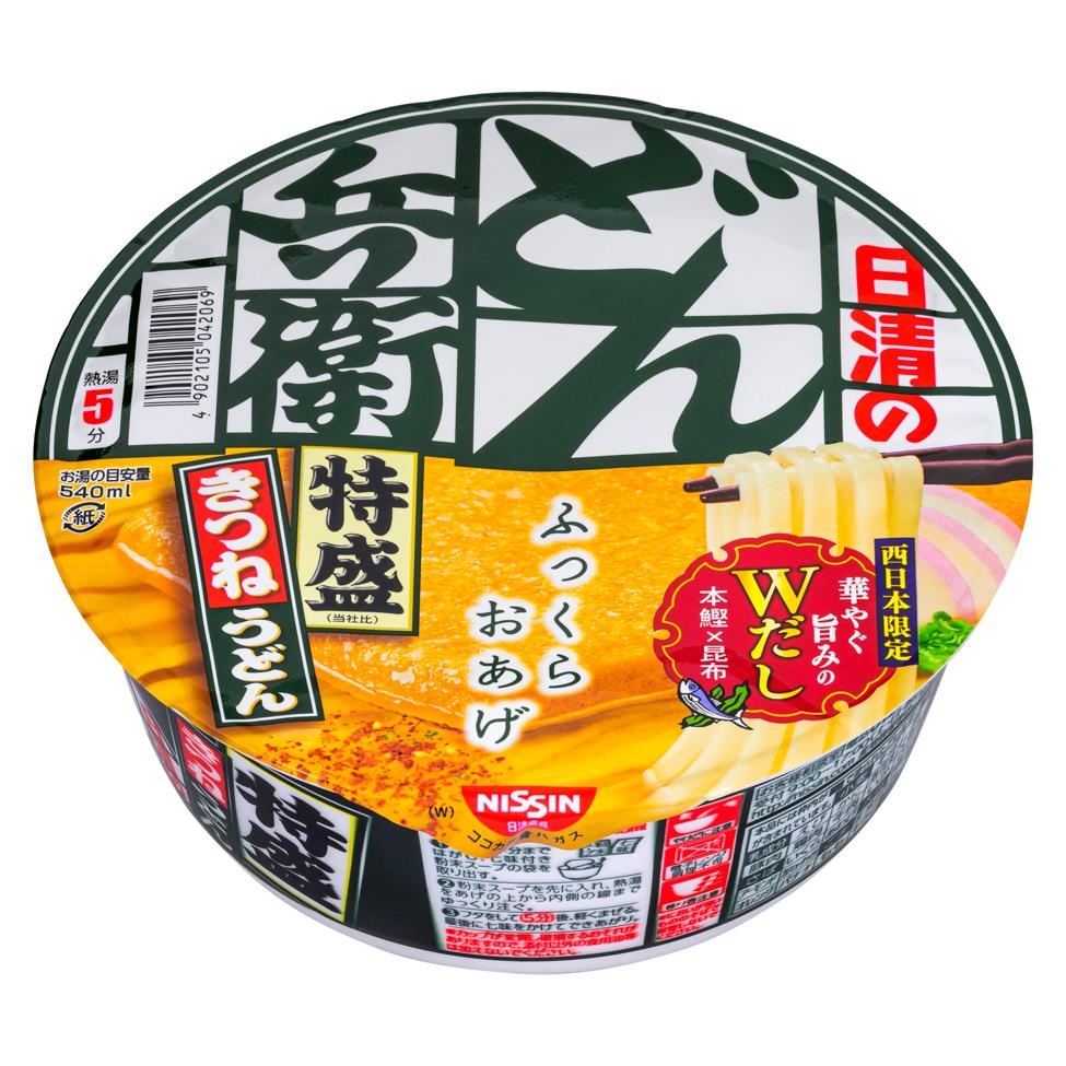 (Case) Nissin Donbei Tokumori Kitsune Udon 日清 兵衛系列 特盛特大版烏冬麵 130g*12