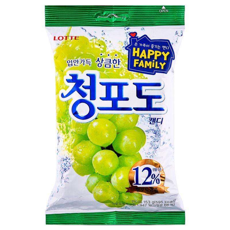 (Case) Lotte Green Grape Candy 청포도캔디 153g*20