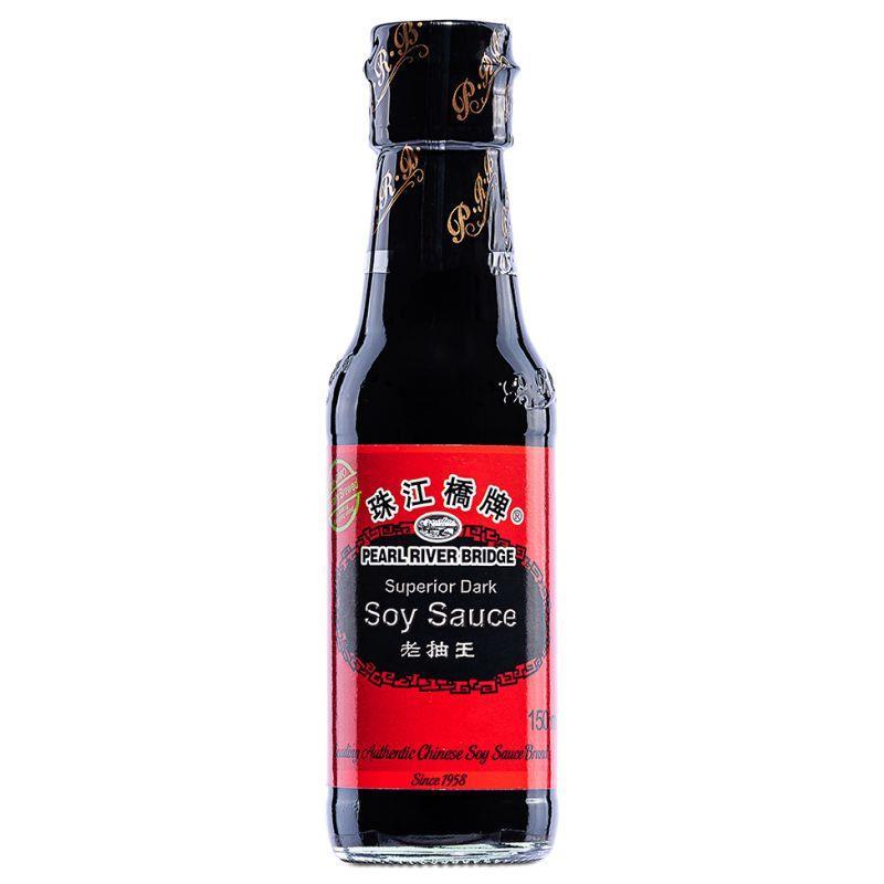 (Case) Pearl River Bridge Superior Dark Soy Sauce (S) 珠江橋牌 老抽王 (小) 150ml*12