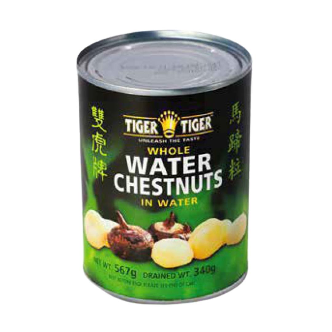 Tiger Tiger Whole Water Chestnuts in Water 雙虎牌 馬蹄粒 12 x 567g