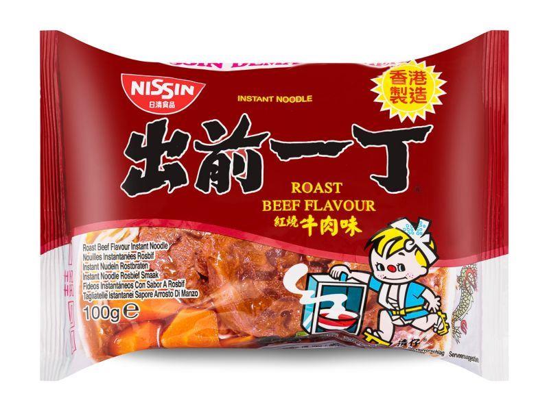(Case) Nissin Roast Beef Flavour Instant Noodles 出前一丁 紅燒牛肉味即食湯麵 100g*30