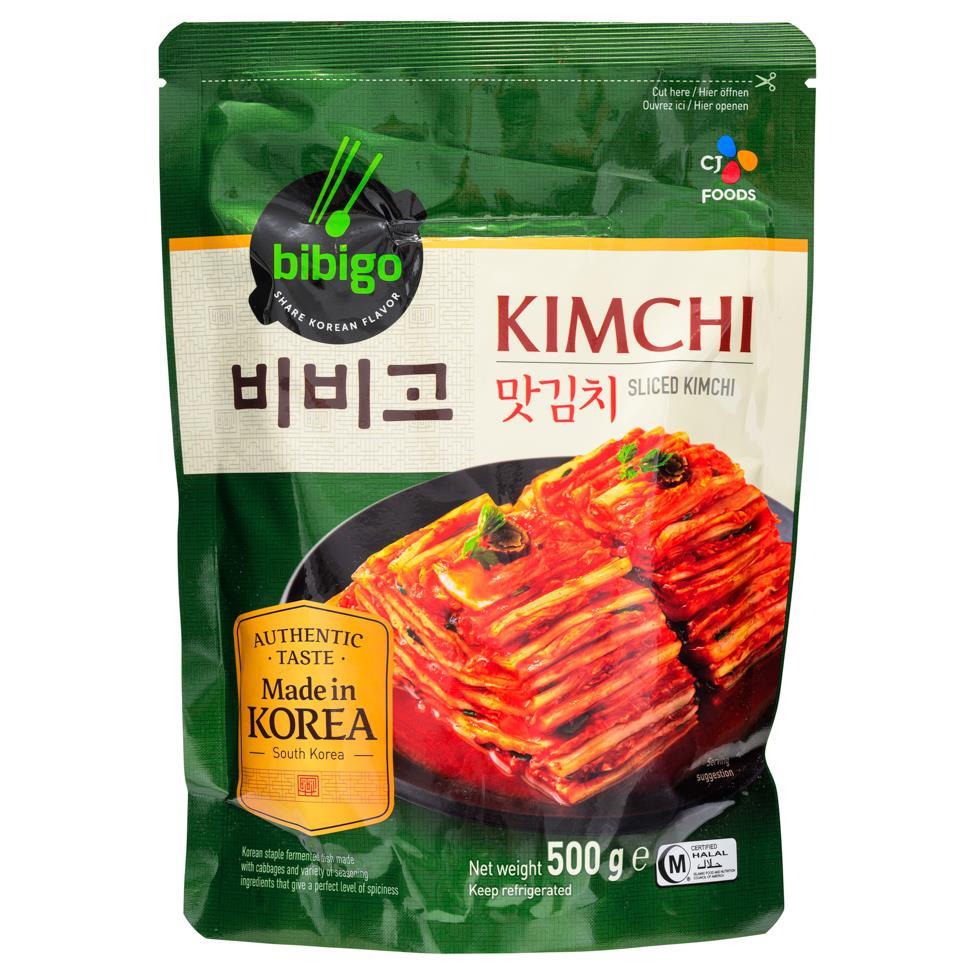 ❄️ CJ Bibigo Sliced Kimchi 맛김치 (L) 10 x 500g