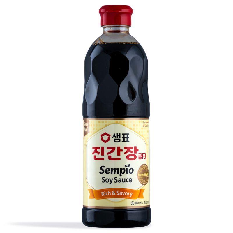 (Case) Sempio Soy Sauce Jin Gold F3 진간장 금F3 860ml*12