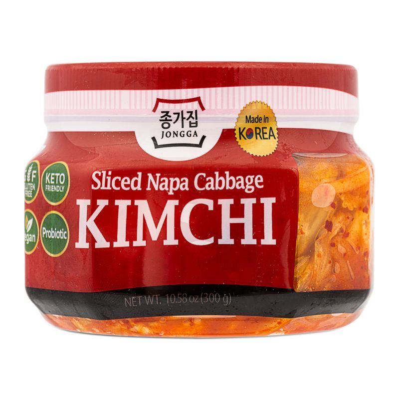 ❄️ Jongga Vegan Sliced Napa Cabbage Kimchi 6 x 300g Tub