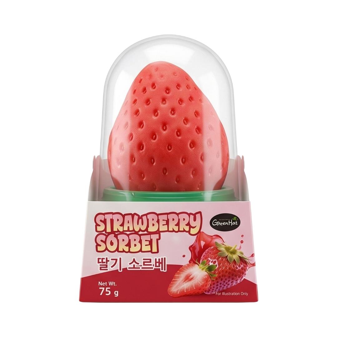 ❄️ GreenHat Strawberry Sorbet 딸기 소르베 8 x (3 x 75g)