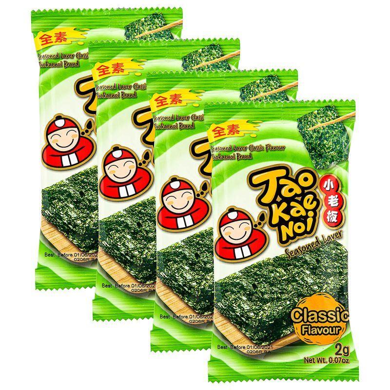 (Case) Tao Kae Noi Seasoned Laver (Classic Flavour) 16g*20