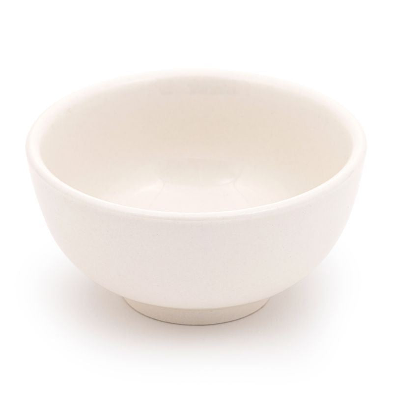(8) 4.5' White Ceramic Rice Bowl