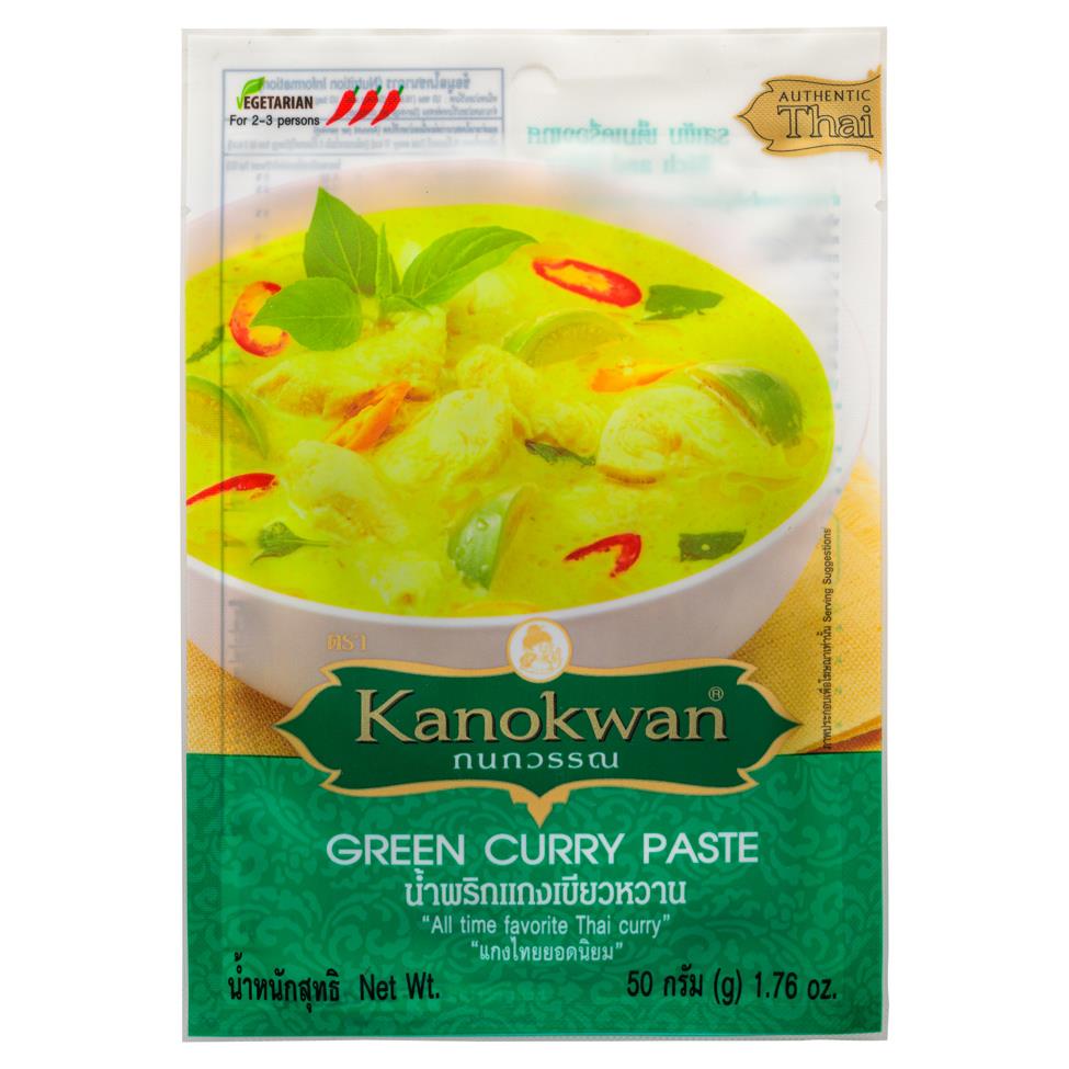 (Case) Kanokwan Green Curry Paste 50g*12