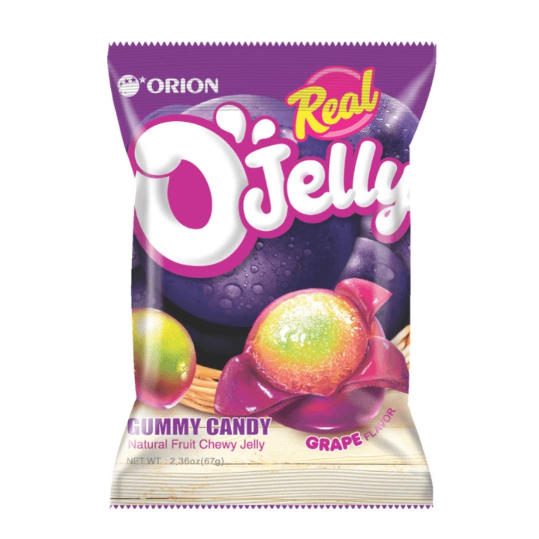 Orion O'Jelly Real Gummy Candy (Grape Flavour) 40 x 67g