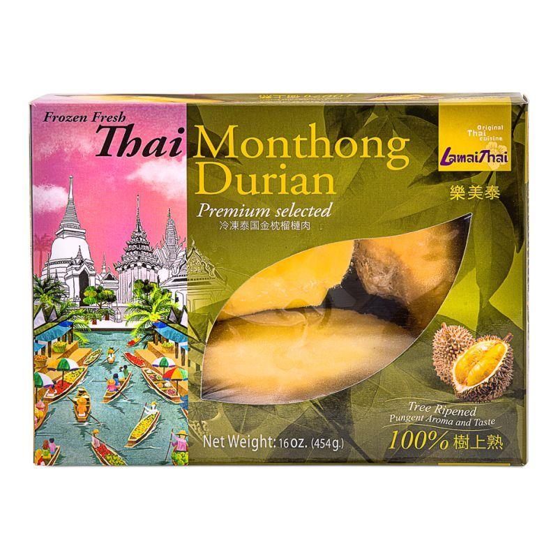 ❄️ Lamai Thai Frozen Fresh Thai Monthong Durian 樂美泰 冷凍泰國金枕榴蓮肉 12 x 454g