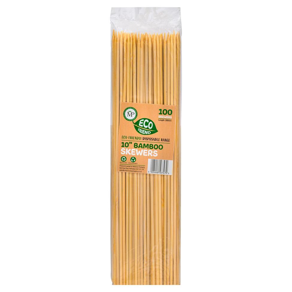 (Case) MP Bamboo Skewers 10" (100pcs) 10吋沙爹竹簽 (100支) *10*10