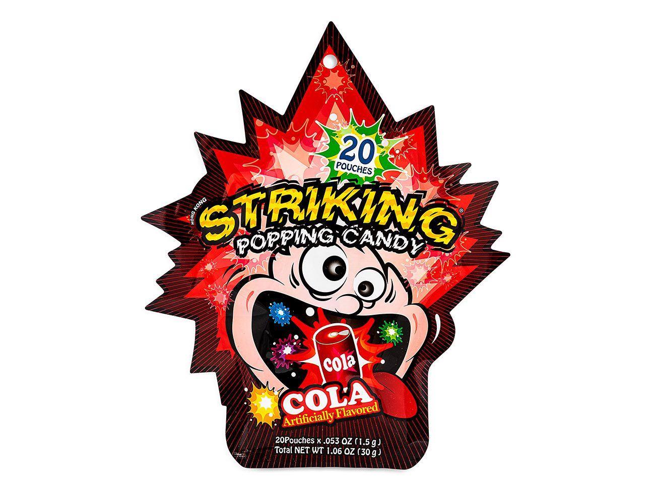 (Case) Striking Popping Candy (Cola) 索勁 可樂味爆炸糖 30g*48