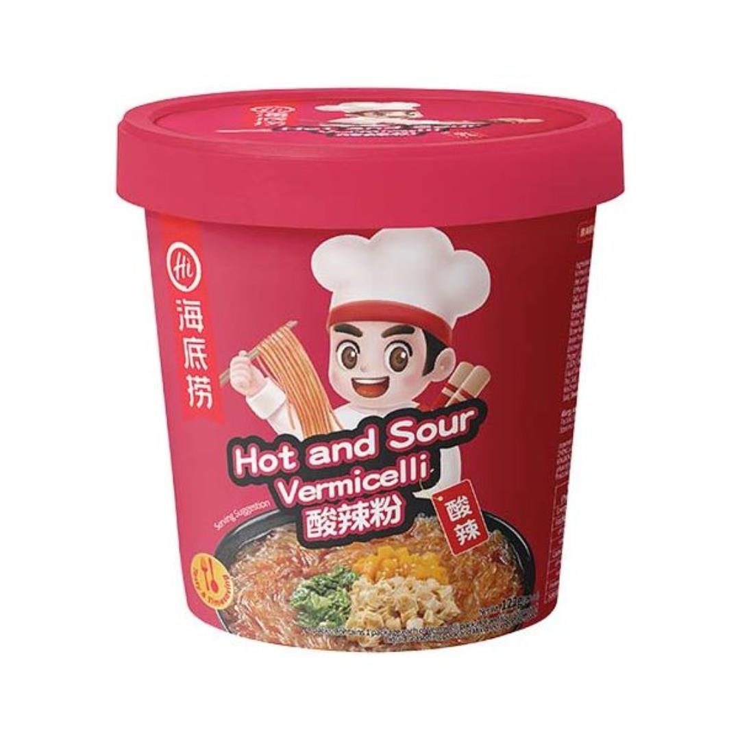 (Case) Haidilao Instant Cup Vermicelli (Spicy & Sour Flavour) 122g*12
