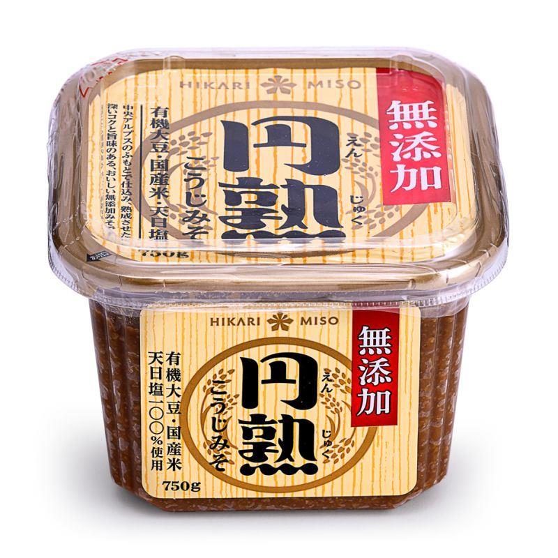 (Case) Hikari Miso Enjuku Koji Miso 無添加 円熟こうじみそ 750g*8