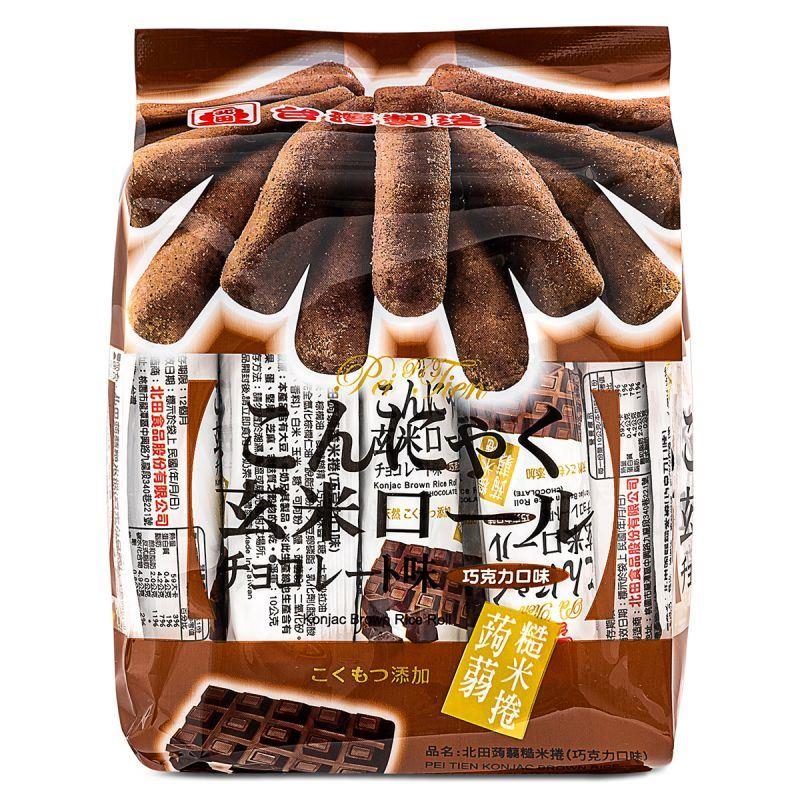 (Case) Pei Tien Konjac Brown Rice Roll (Chocolate Flavour) 北田 蒟蒻糙米捲 (巧克力口味) 160g*12