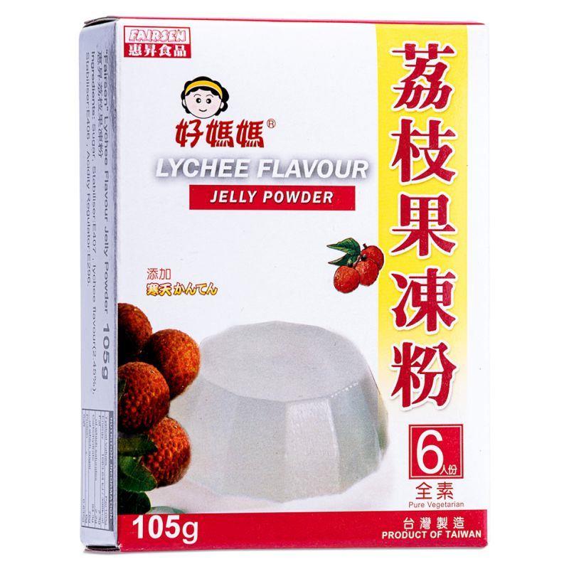 (Case) Fairsen Lychee Flavour Jelly Powder 惠昇 好媽媽荔枝果凍粉 105g*20
