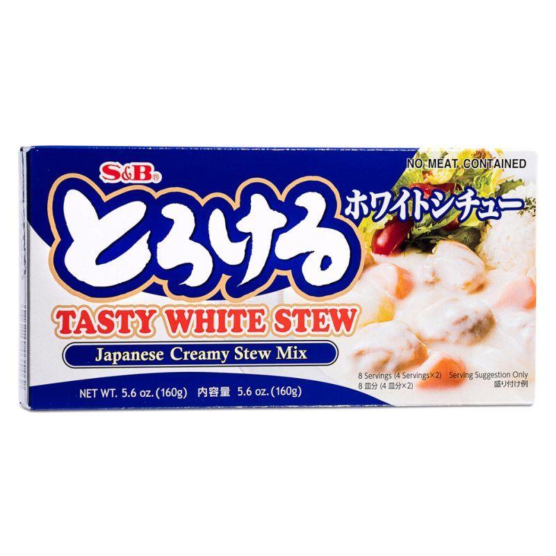 (Case) S&B Tasty White Stew Japanese Creamy Stew Mix とろけるホワイト シチュー (160g*10)*6
