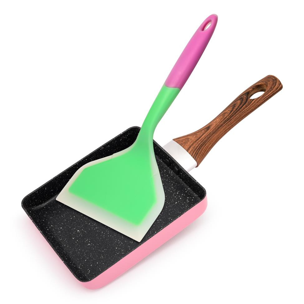Sumuu Tamagoyaki Pan with Silicon Spatula マーブルコートフライパン 卵焼き x 10