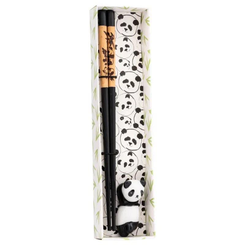 (Case) Tokyo Design Studio Chopsticks & Rest Set (Panda) *10