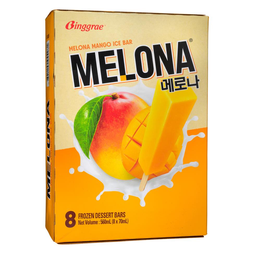 ❄️ Melona Mango Ice Bar 8 x (8 x 70ml)