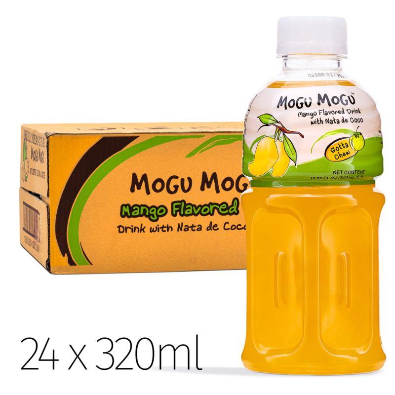 (Case) Mogu Mogu Mango Flavored Drink with Nata De Coco (320ml*6)*4