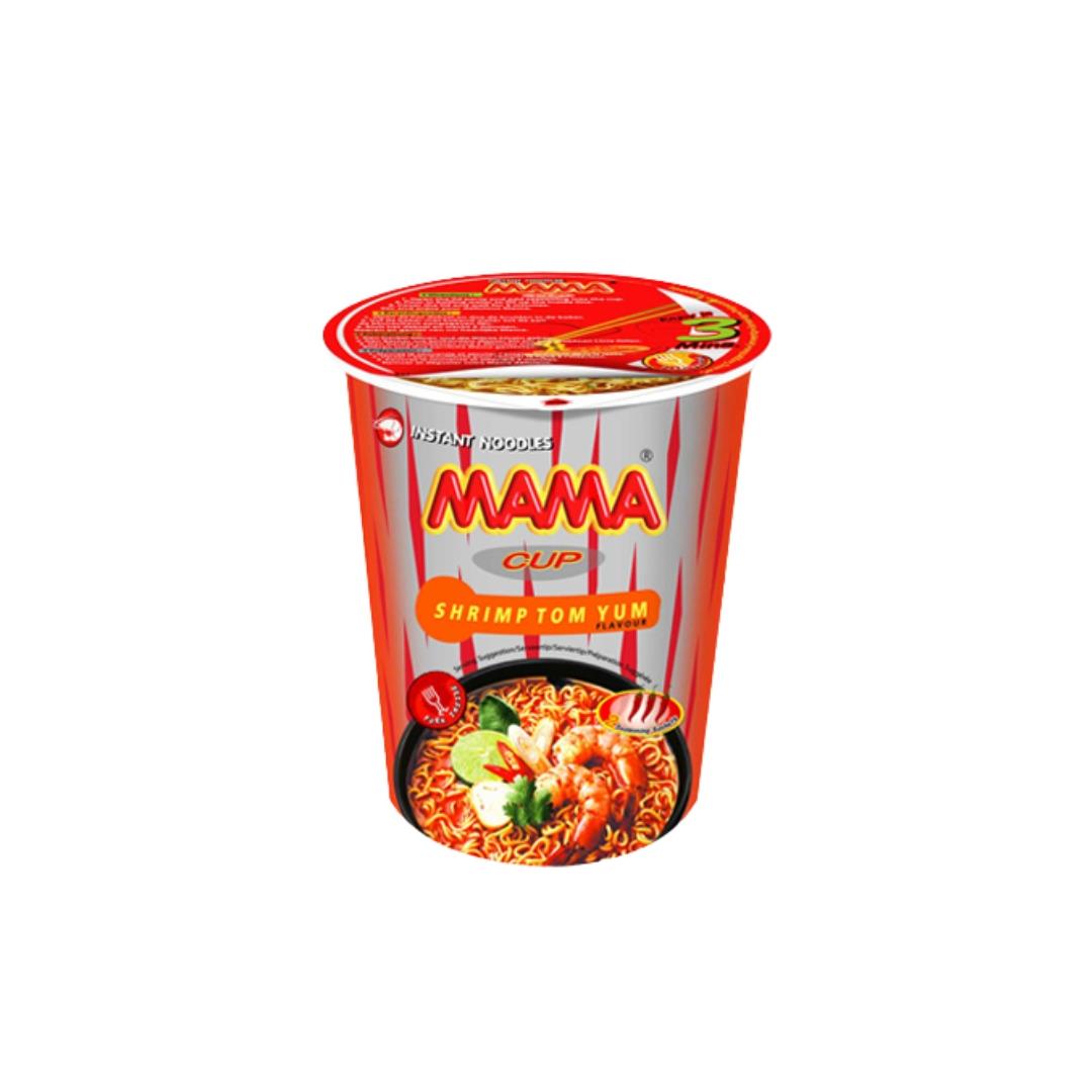 (Case) Mama Instant Cup Noodle (Shrimp Tom Yum Flavour) 70g*12
