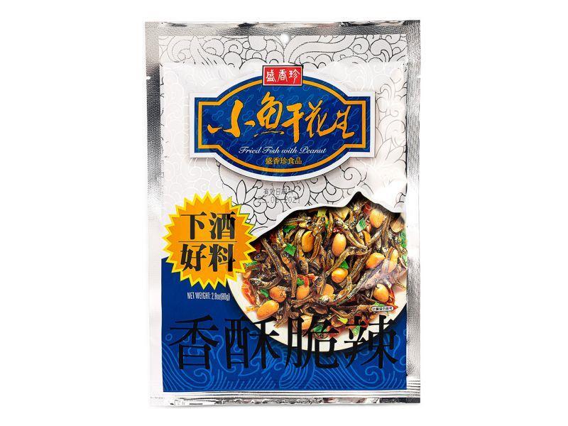 (Case) Triko Foods Fried Fish with Peanuts 盛香珍 小魚乾花生 80g*10