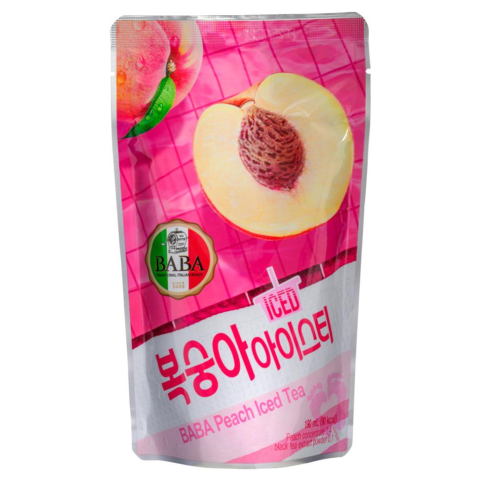 (Case) Woongjin Baba Peach Ade (190ml*10)*5