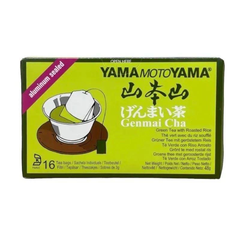 (Case) Yamamotoyama Genmai Cha Tea Bags (Green Tea with Roasted Rice) 山本山 玄米茶茶包 48g*6