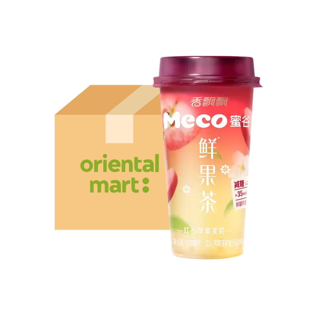 Xiang Piao Piao Meco Apricot & Apple Jasmine Tea 香飄飄 蜜谷鮮果茶 (紅心蘋果茉莉) 15 x 400ml